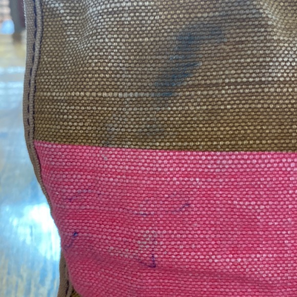 Large FOSSIL shay canvas shoulder tote - Picture 12 of 13